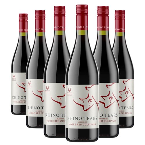 Case of 6 Rhino Tears Noble Red Cultivars 75cl Red Wine